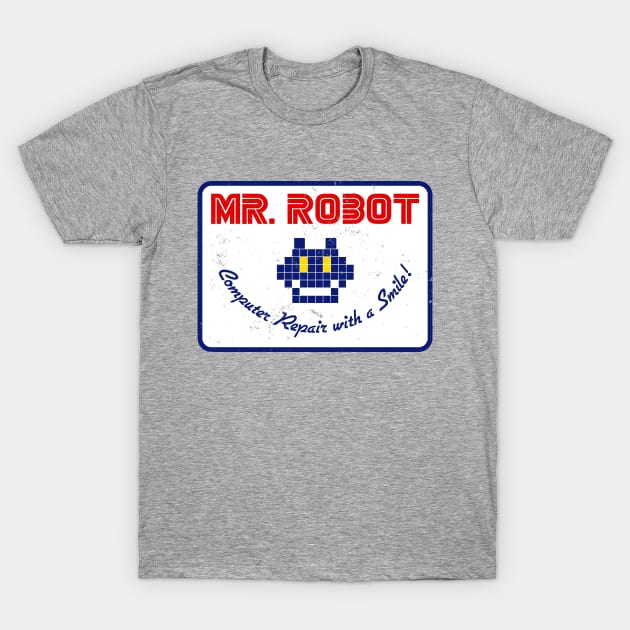 Mr. Robot "Computer Repair With A Smile" T-Shirt by CultureClashClothing